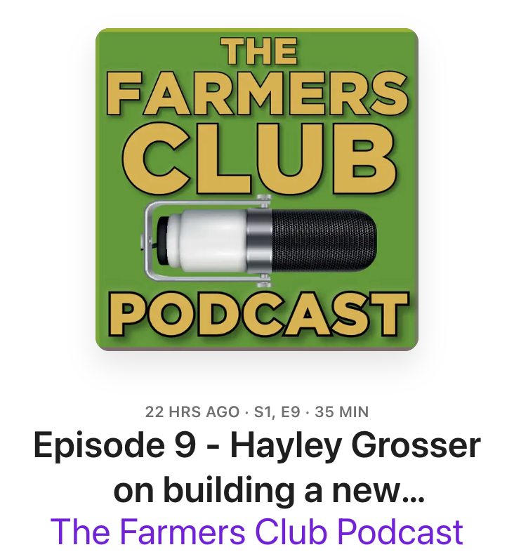 The Farmers Club Podcast - Hayley Grosser on building a new relationship with money
podcasts.apple.com/au/podcast/epi…