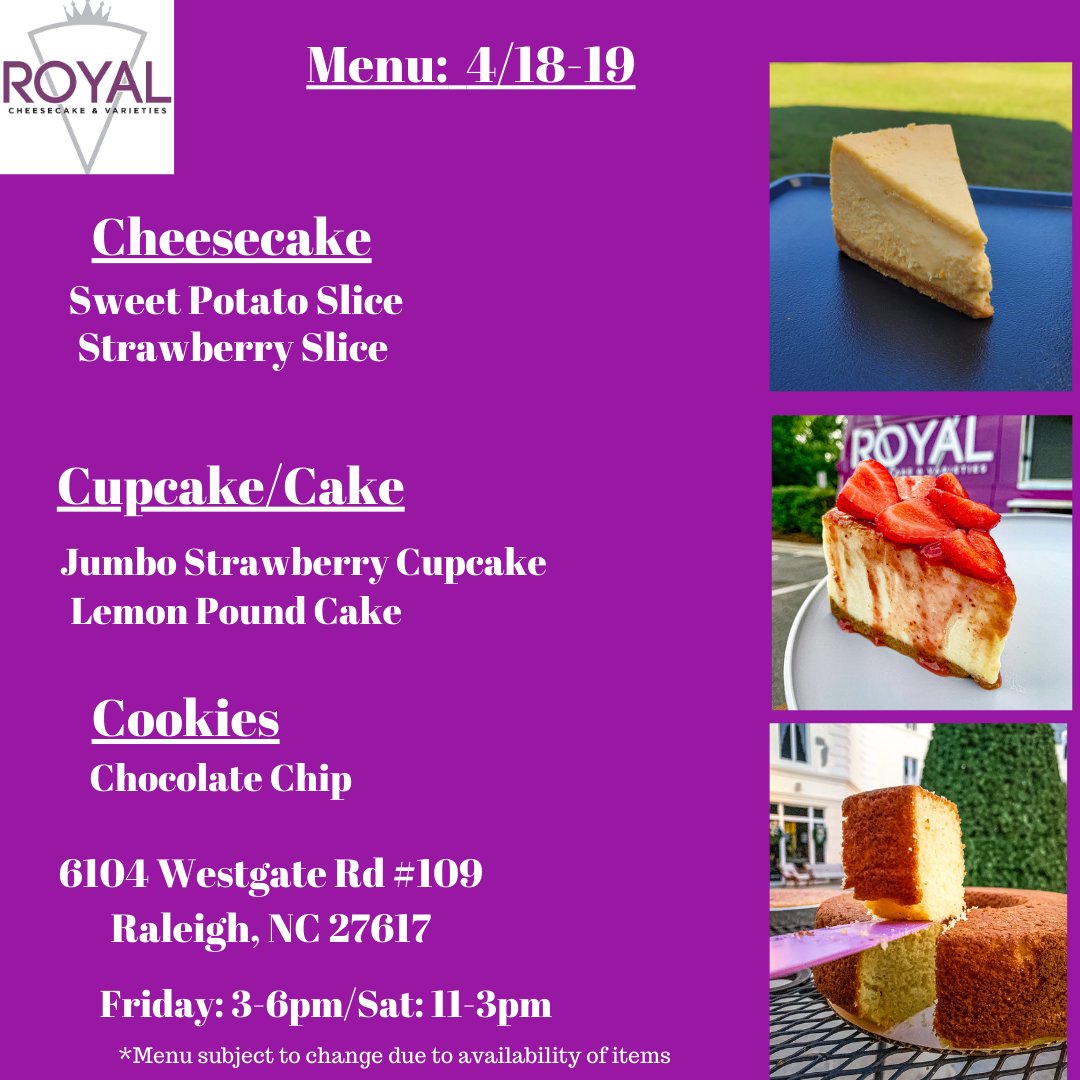 We’re baking! 

Stop by the shop to get your sweets &amp; treats! 

We’re here u til 6pm
