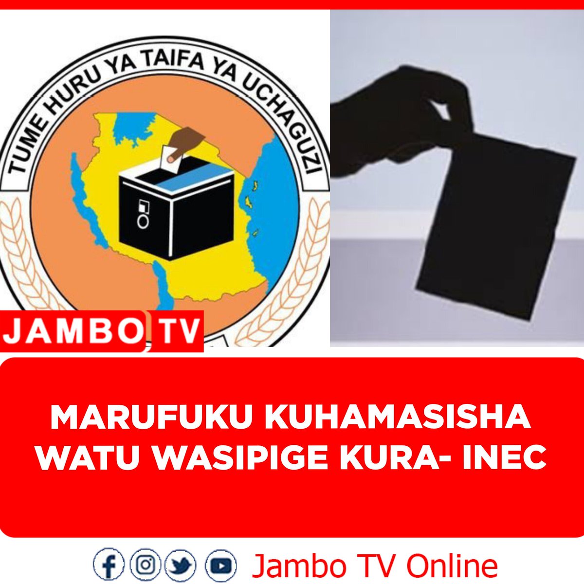 HopeQuotes__'s tweet image. Nashauri Watu Wasiende Kupiga Kura, Kwasababu Mifumo iliyopo Sio Rafiki inapendelea Upande Mmoja,

Sitakwemda Kupiga Kura Nchi hii Mpaka Mifumo itakapokua Huru..

Kama Uko Pamoja na Mimi Chapa Hapo Ule Ujumbe wa CAG, Prof. Assad, kisha Watagg @TumeUchaguziTZ 

Kisha nitakuFollow.