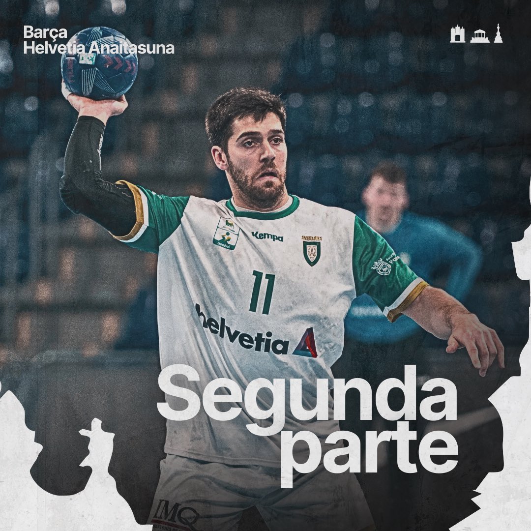 AnaitasunaBM's tweet image. 🕗 31' | Comienza la segunda mitad en Barcelona. ¡Vamos, verdes! (19-14)

Recuerda que puedes seguir el partido a través de @teledeporte.

#BARANA