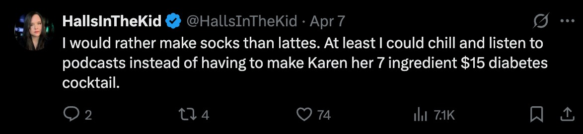 Working on modern garment production lines does not involve chilling or listening to podcasts.