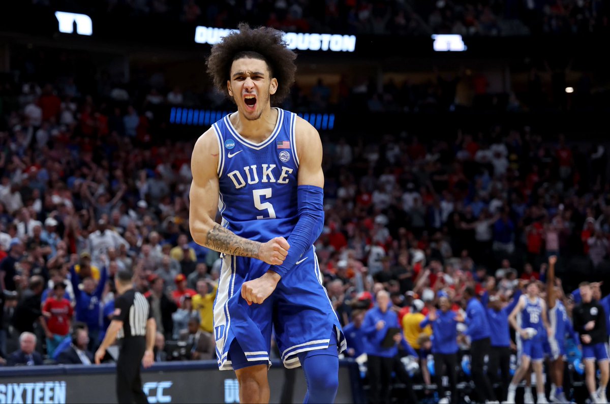 MikeHoopsPage's tweet photo. Tyrese Proctor showed up to Duke and was a winner. 

2 ACCT championships 
2 Elite 8s
1 Final Four
5-2 vs little bro down the street 

Reese had a hell of a season and is striking while the iron is hot. Loved having him around the last 3 years. Go be great #5 https://t.co/JAtUhxg74V