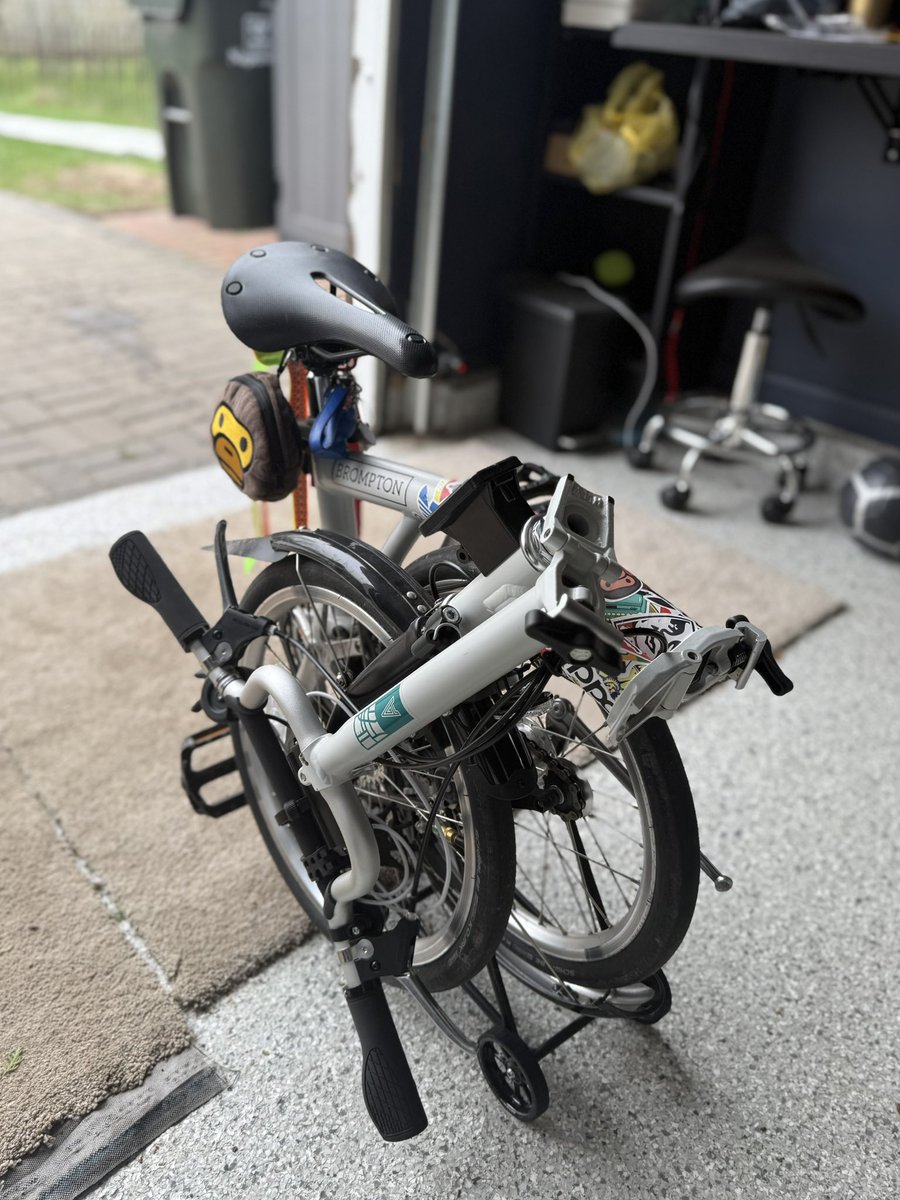 mymini77's tweet photo. My Brompton is a piece of art.
#brompton #originalmini #classicmini https://t.co/J1SHej9ctp