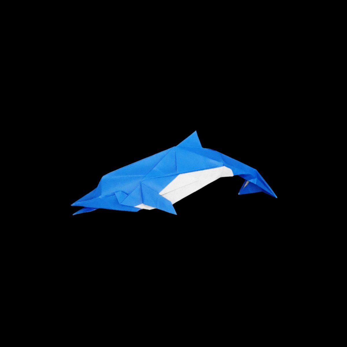 🐬🐬🐬🐬  
Dolphin by Fumiaki Kawahata
 
#折り紙 #origami
