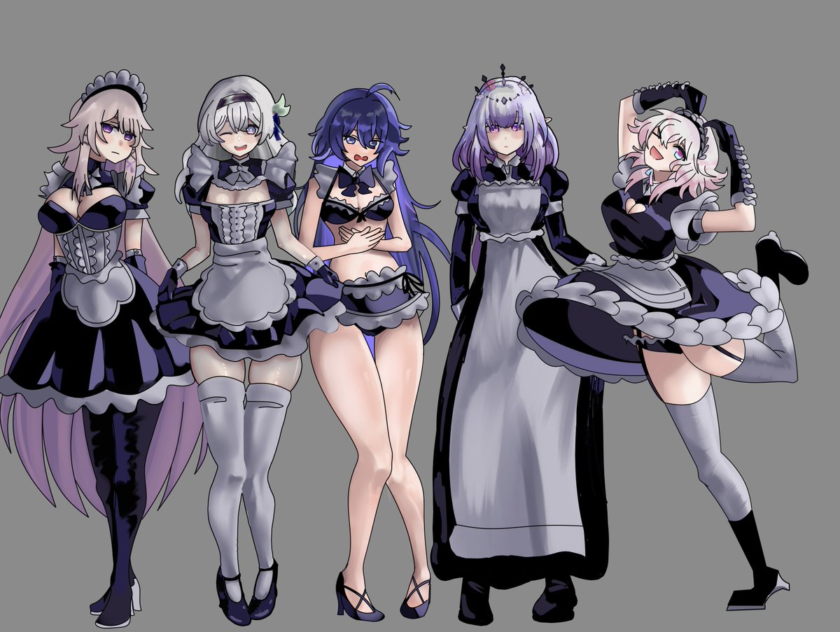 Choco_Iri_NSFW's tweet photo. Maid Honki girls

#HonkaiStarRail #HoYoverse #digitalart #TheHerta #fireflyhsr #Castorice #CastoriceHSR #March7th #maidoutfit https://t.co/aIWVmCYJmi