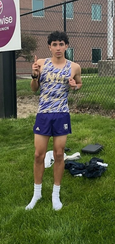 Congratulations to Bryan Garcia, who won his heat at the Flashes Showcase in 4:22.39.  This  is a new school record.