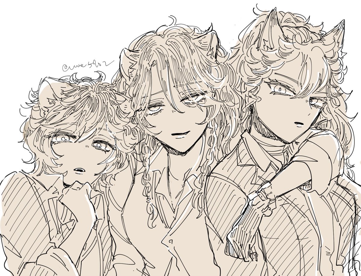 逃げろ❗️にょた387だ‼️
(⚠️女体化 🍩 🦁 🐺) 