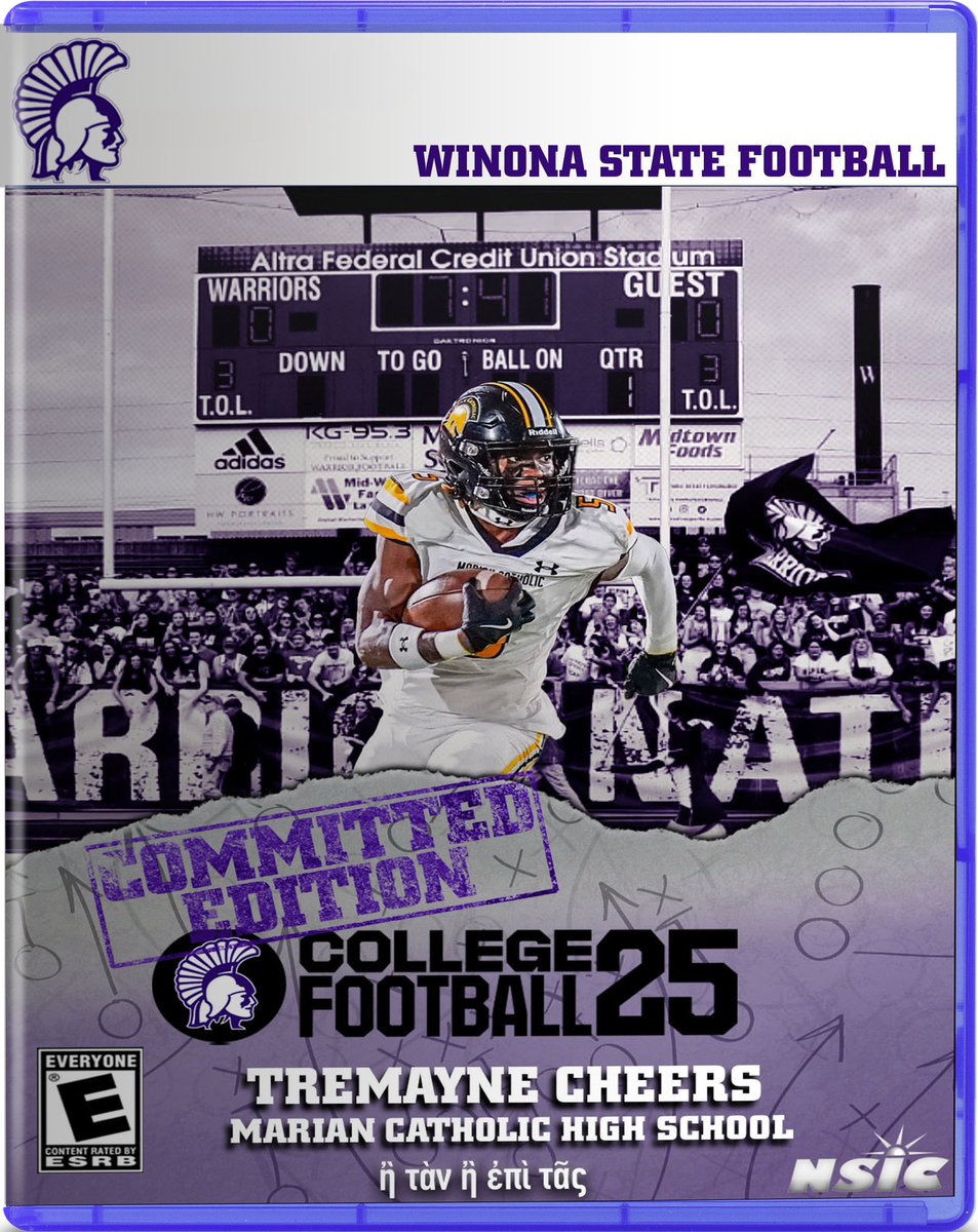 🎉🖤💛🏈 CONGRATS TREMAYNE!! 🏈💛🖤🎉
Tremayne Cheers signed to Winona State University to further his academic and football career! We’re proud of you!!
#CelebrateMarian #CollegeSigningDay