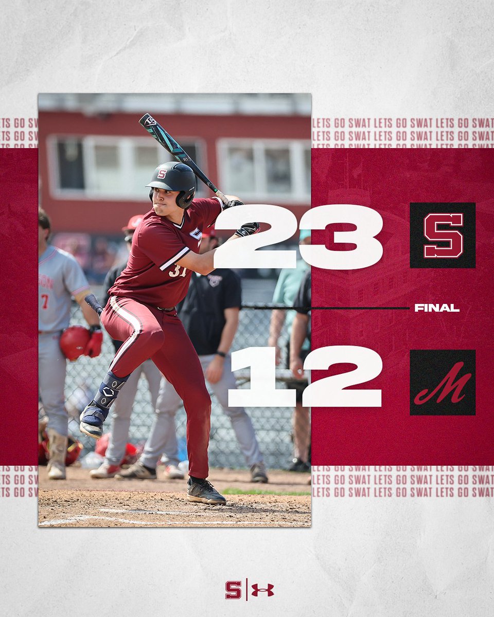No shortage of runs 💪

Baseball powers past Muhlenberg with a season-high 23 runs, extending their win streak to eight! The Garnet clinched a spot in the Centennial Tournament.