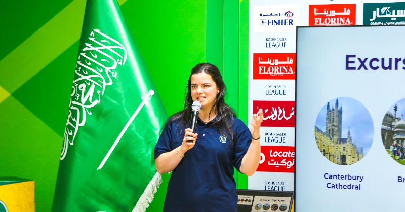 Khaleejclub's tweet photo. #المسؤولية_الاجتماعية_بنادي_الخليج تنظم لقاء مع وفد بريطاني ضمن برنامج "دعم وتمكين" .. لمواصلة تطوير منسوبي النادي والمجتمع وخدمة مسؤولية النادي الاستراتيجية🔰