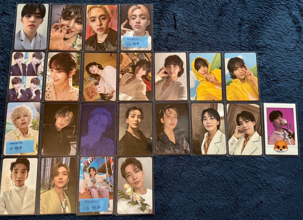 _onsk2525s's tweet photo. SEVENTEEN セブチ 過去 トレカ 交換

譲 ▷ 画像

求 ▷ ウォヌ ドギョム 
👑最優先 

郵送📮
見送りは♡にて失礼致します🙇🏻‍♀️
お気軽にお声掛けください!! https://t.co/DVaF6Seh50