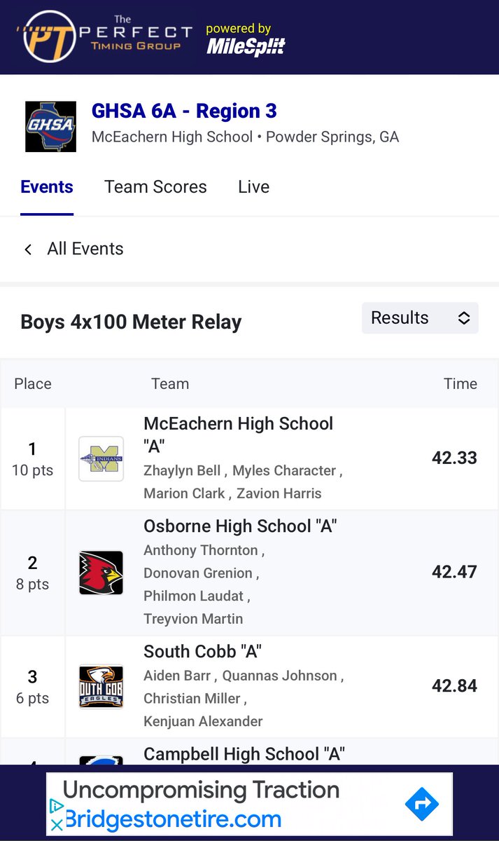 _philmon's tweet photo. Onto Sectionals May 3rd got plenty of work to do. Huge PB in the 400! #trackandfield #recruitment #AGTG @osbcardinals @OsbornePrincip1 https://t.co/QKOL43uqqx