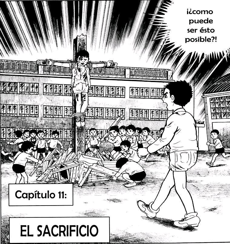 Sekzher's tweet photo. Al otro niño lo amarraron y lo cocinaron como 🐖
#DriftingClassroom https://t.co/piGMc24Nib