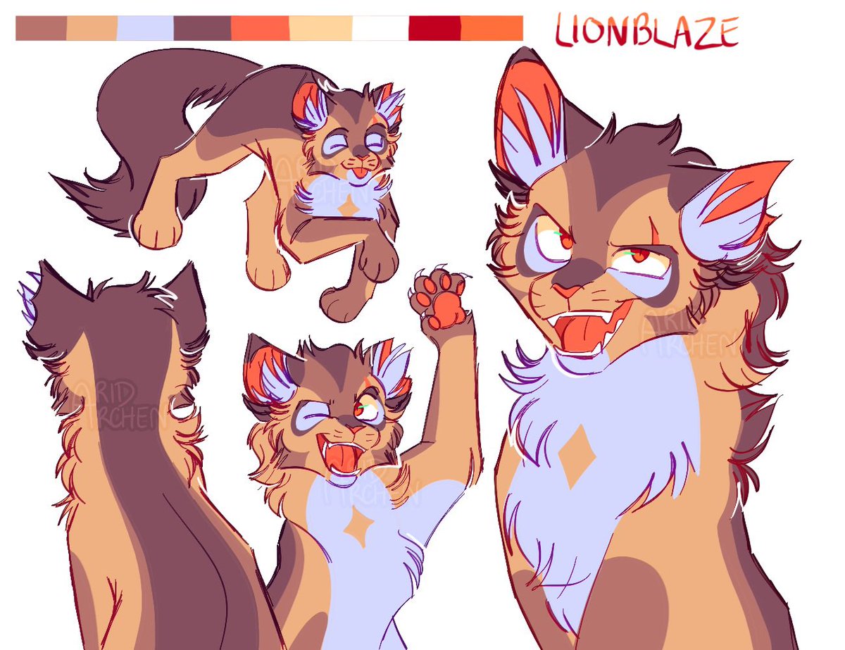 aridarchen's tweet photo. #lionblaze 🔥 #warriorcats https://t.co/SbBFQv6ief
