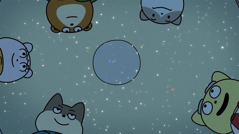 本日4/19より港区立みなと科学館にて、こてつくんのプラネタリウムが投映スタート🪐
お近くの皆さまぜひ〜！お楽しみください♪

#宇宙なんちゃらこてつくん
#プラネタリウム
#港区立みなと科学館