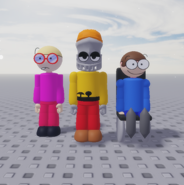 XylYuh's tweet image. dave and bambi... thanks to @Somari_theNES  for the hands and maldo head parts #daveandbambi