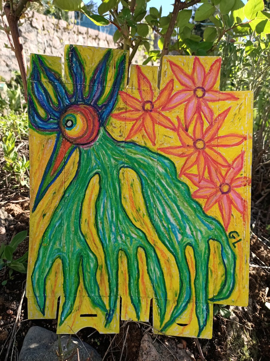 LizanetG's tweet photo. NOS AMABIÉS NE FONT PAS L'PRINTEMPS, MAIS ELLES FONT DES MIRACLES ©#lizanetgilles #amabie #amabiebeauty #amabieyokai #amabiechallenge #amabié #outsiderart #drawing #dessin #artbrut #outsiderart #artsingulier #drawings #dessins  #artwork #yokai
#ArtistOnTwitter #draw #drawingart https://t.co/GzRr0iKzFy