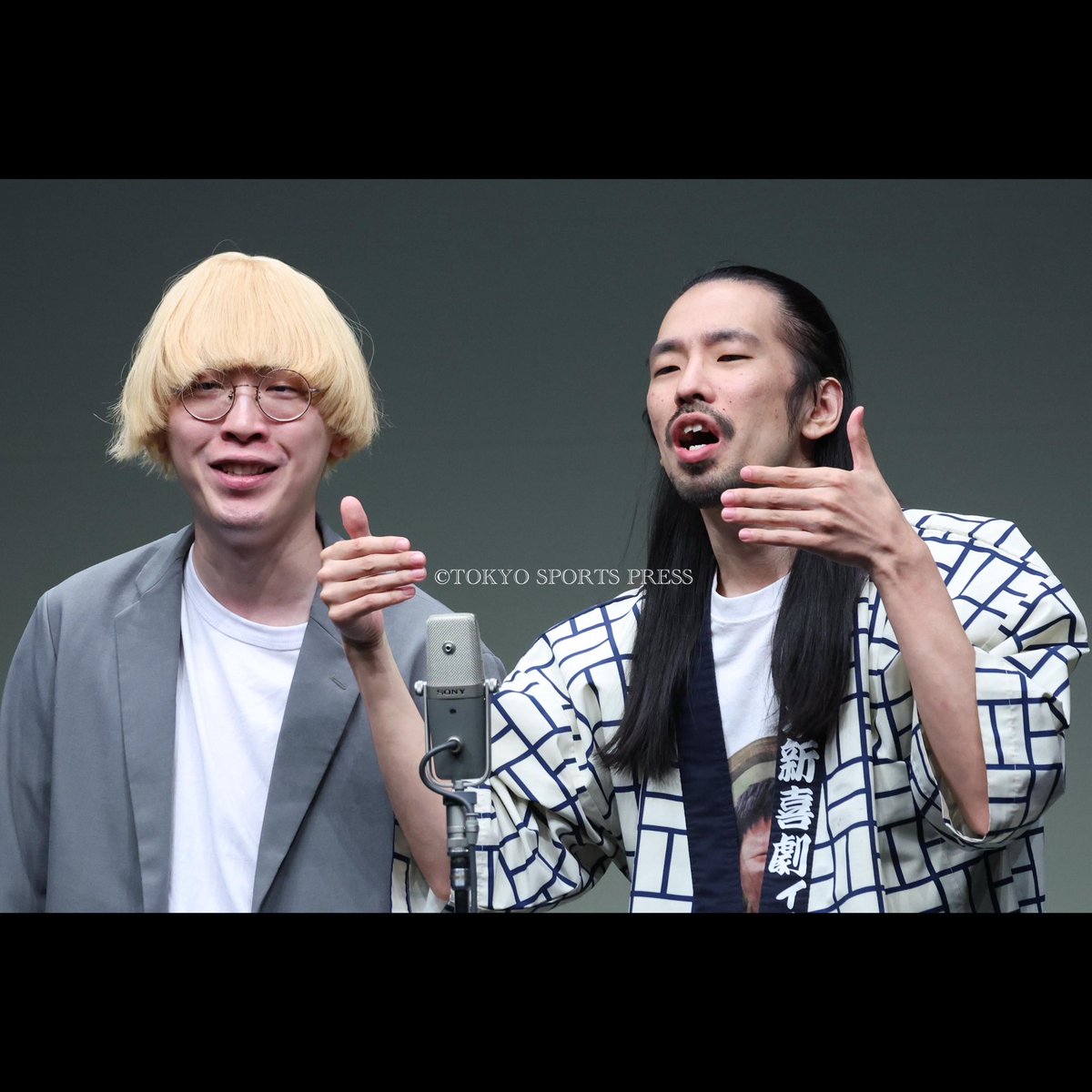 tospophoto's tweet image. 2025年4月 18日（時事通信ホール）
#タイタンライブ
#タイタンシネマライブ
#真空ジェシカ　ウィッグ
#爆笑問題　
#東スポ
