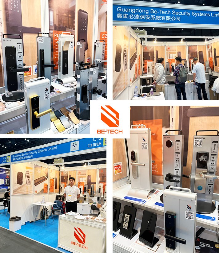 BetechSecurity's tweet photo. 🌟 What an amazing experience at Global Sources 2025!
 🙌 A huge thank you to all our new and loyal customers for visiting us at Booth 1J12 and showing interest in our latest smart lock solutions! 🔒🏨
#BeTech #globalsources2025 #betechlock #betechiot #SmartHome #Innovation https://t.co/jY6QB9NWTK