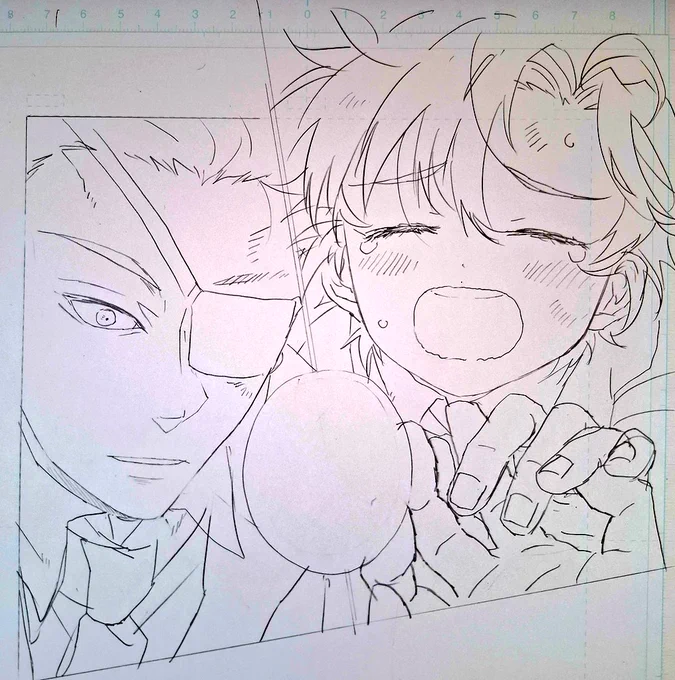 不運でべそかく伊くんが可愛く描けたからちょっと見てって 