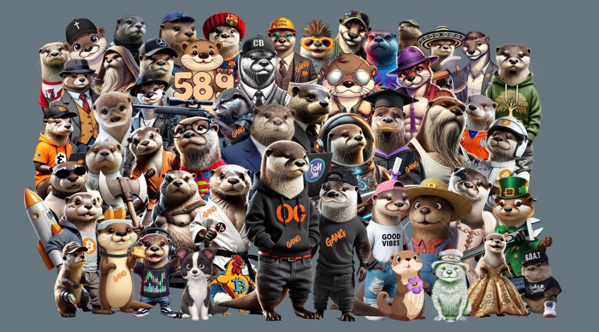 Lots of Otters. Where’s Waldo time. First to find both AlexO and me AND sends image back to me wins. <a href="/AlexOCrypt0/">AlexOCrypto🦦</a> - you can’t guess either? 🦦🤣