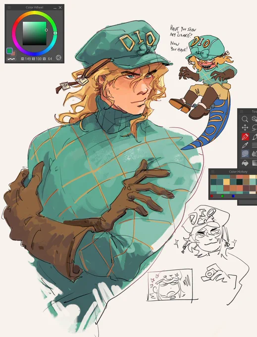 i miss my "lizard" #jjba