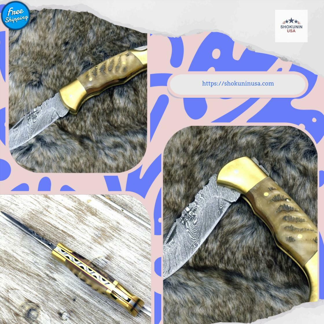 ShokuninUsa's tweet image. Awesome! Amazing! Our latest arrival. Tranquility Pocket Knife with Ram Horn Handle at $95.42. 
shokuninusa.com/products/bench…
#Klappvesker #HuntingAdventure