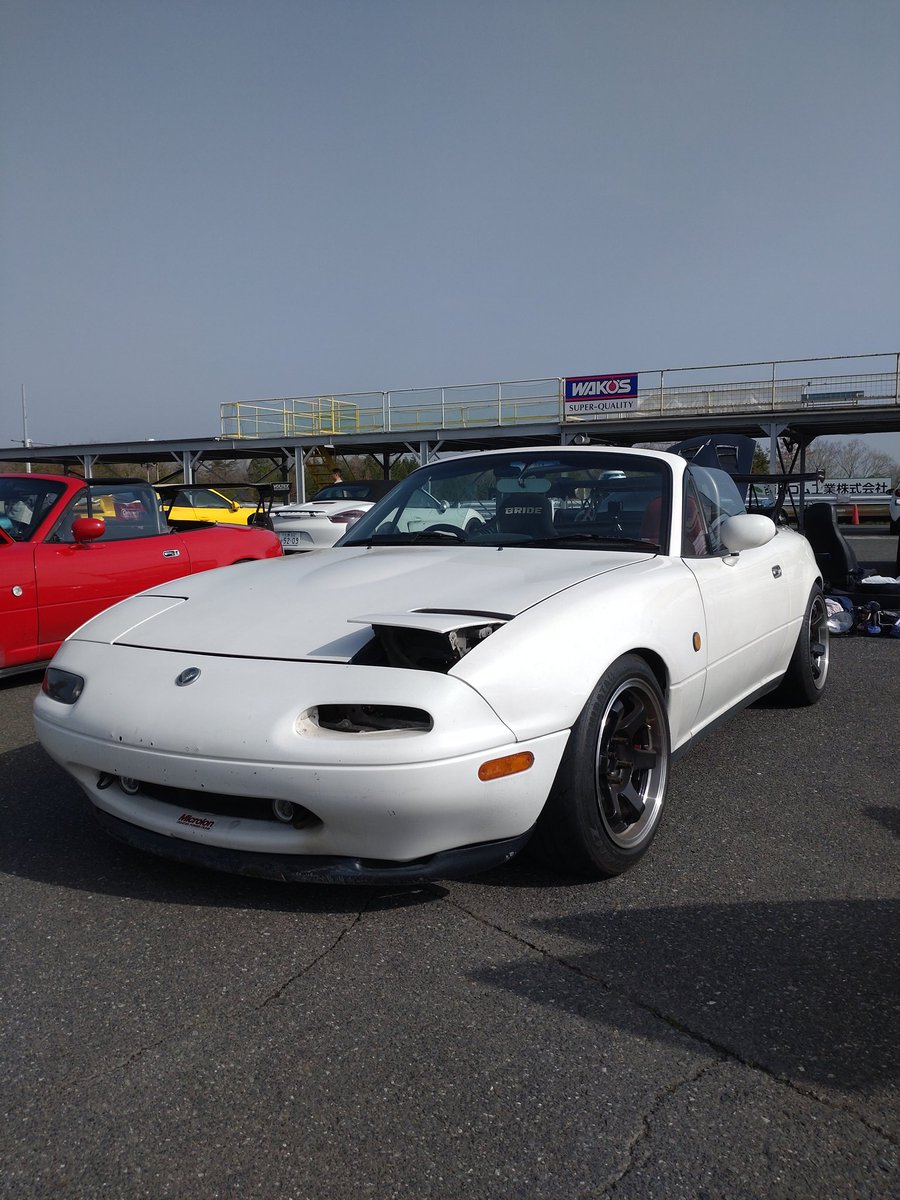 roadster_sr3's tweet image. 生存報告兼ねて。
#TSタカタサーキット
#NA8C