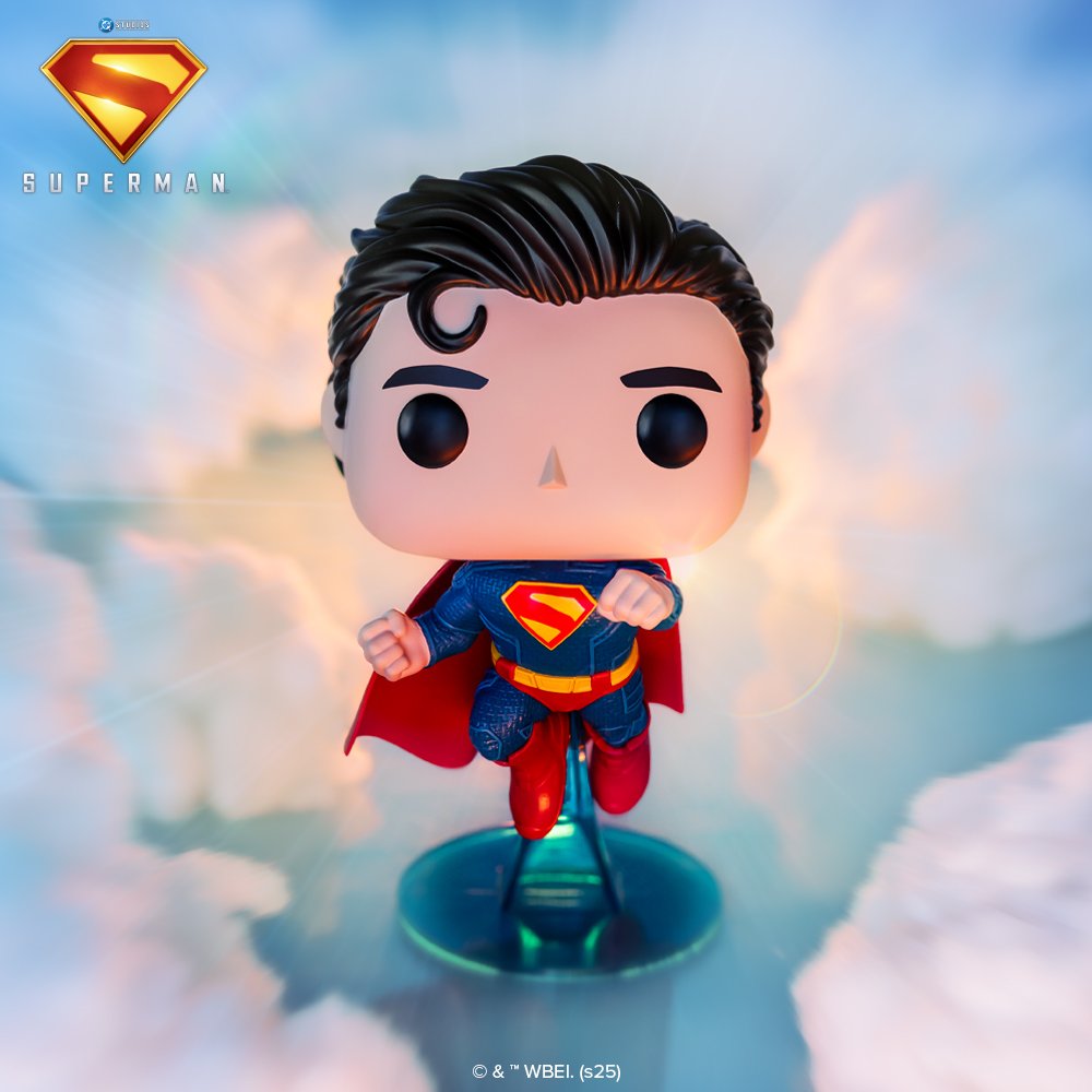 FunkoRP's tweet photo. © | #FunkoRP™  › Update › 𝖯𝖮𝖯 𝖵𝗂𝗇𝗒𝗅.
The new @iSupermanRP line takes flight and takes us home! 🦸‍♂️ Catch #SupermanRP in theaters on 7/11/25. https://t.co/hnbbqvt4BD