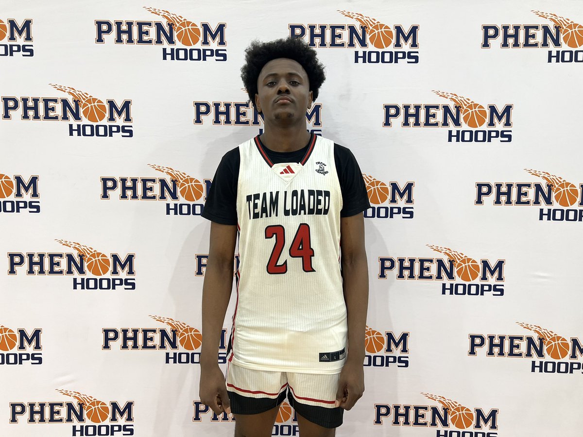 6’8 ‘26 Latrell Allmond (Team Loaded VA) is the type of high floor/high ceiling prospect every coach should want. Highly malleable piece with an amazing blend of IQ, size, skill, and athleticism. Legitimate all-around player who can lead a team or excel in a role #PhenomSerosOpen