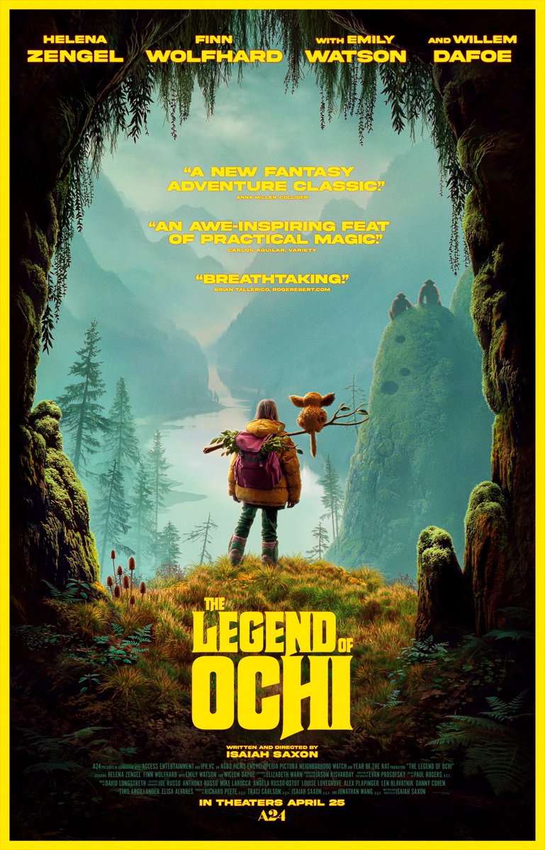 Hey DC! Go on a mystical adventure in a remote area in THE LEGEND OF OCHI early and free!  Secure your passes here!

watchorpass.com/2025/04/screen…

#TheLegendofOchi #OchiFilm #a24 #indie #indiefilm  #HelenaZengel #FinnWolfhard #EmilyWatson #WillemDafoe #movies #movienight #screening