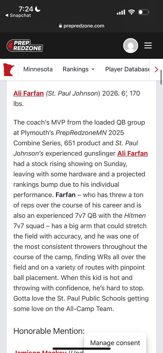 Ali farfan (@alifocused) on Twitter photo thanks for the second write up and all camp team. <a href="/OJW_Scouting/">PrepRedzone Oliver</a> <a href="/NWahlScouting/">Nate Wahl</a> <a href="/PrepRedzoneMN/">Prep Redzone Minnesota</a> <a href="/QBFTFootball/">QBFT - Quarterback Football Training</a> thanks for the second write up and all camp team. <a href="/OJW_Scouting/">PrepRedzone Oliver</a> <a href="/NWahlScouting/">Nate Wahl</a> <a href="/PrepRedzoneMN/">Prep Redzone Minnesota</a> <a href="/QBFTFootball/">QBFT - Quarterback Football Training</a>