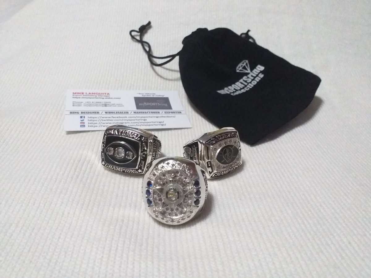 Any design you want can be made possible here. 
 
DM me for free mock up...

mysportsringcollections.weebly.com