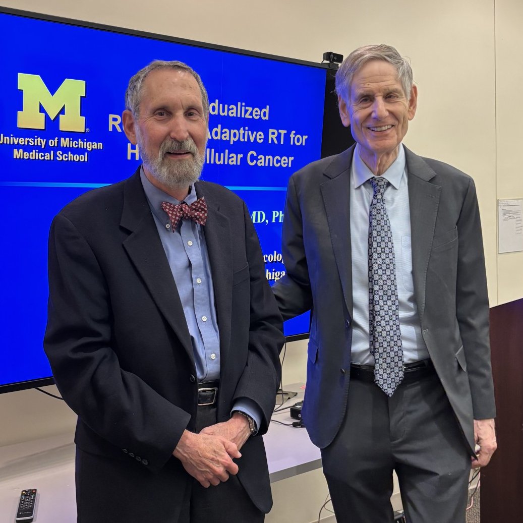 University of Chicago Radiation Oncology (@uchicagoradonc) on Twitter photo <a href="/UMichRadOnc/">UMich Rad Onc</a> And here is Dr. Lawrence with our chair, <a href="/rweichselbaum/">Ralph Weichselbaum</a>. <a href="/UMichRadOnc/">UMich Rad Onc</a> And here is Dr. Lawrence with our chair, <a href="/rweichselbaum/">Ralph Weichselbaum</a>.