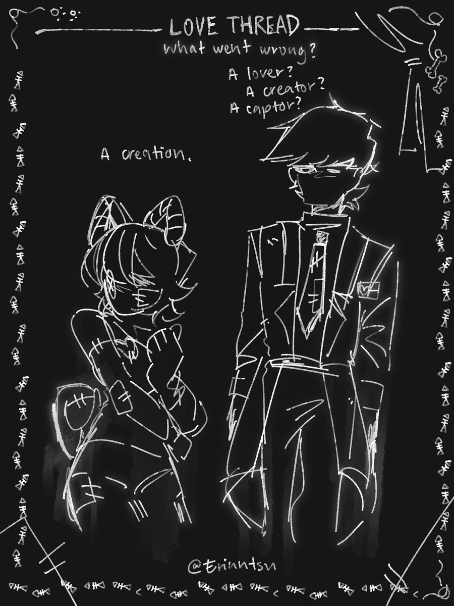 erinntsu's tweet photo. 【Love Thread】 What went wrong?
.
.
#lovethread #originalcharacter #oc https://t.co/w9OPXwrZfc