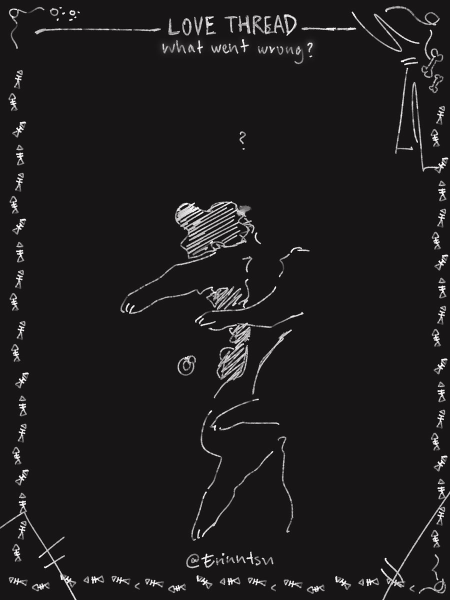 erinntsu's tweet photo. 【Love Thread】 What went wrong?
.
.
#lovethread #originalcharacter #oc https://t.co/w9OPXwrZfc
