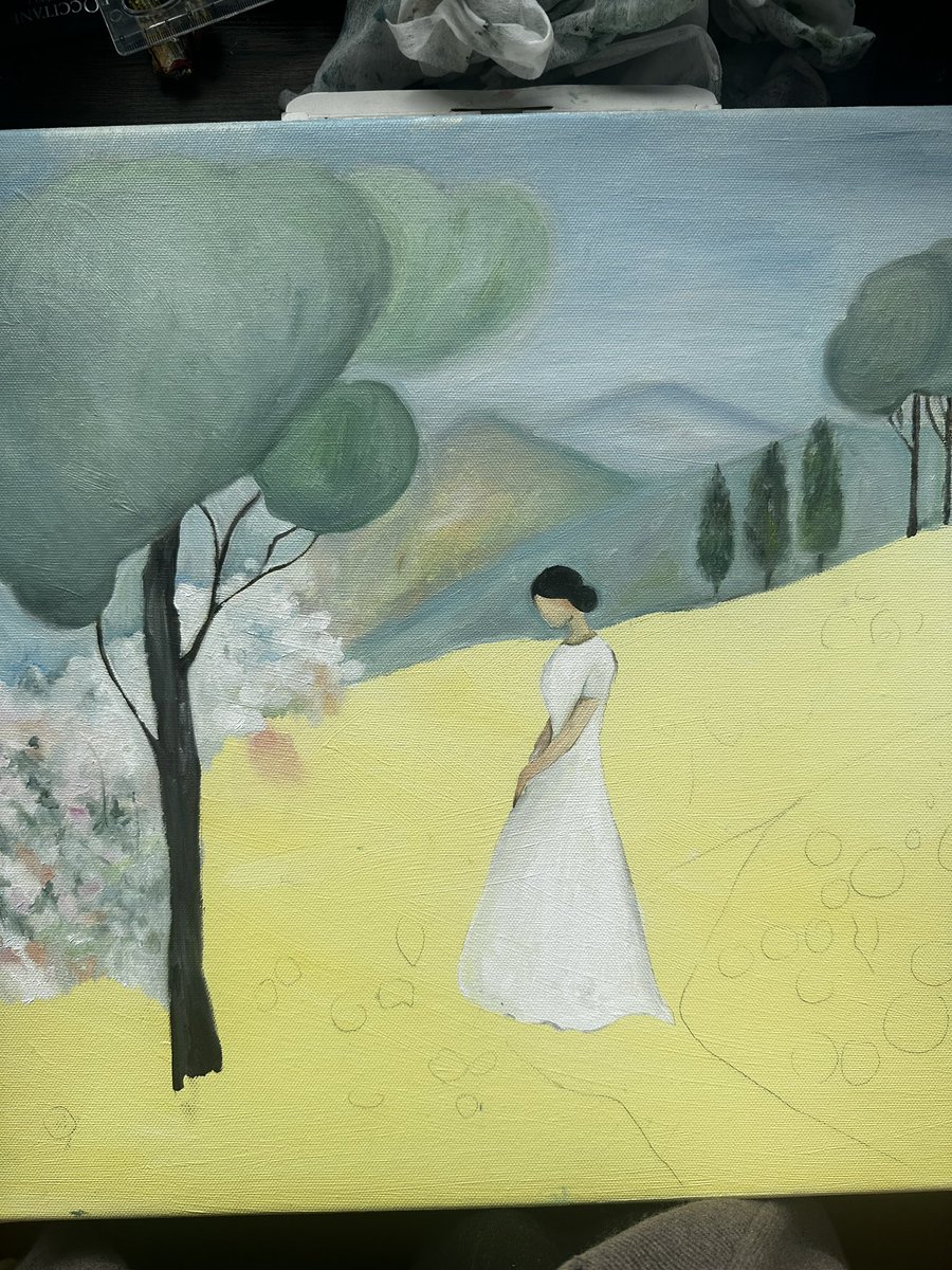 kalyadushki's tweet image. Start … Hit follow to watch it all come together! #oilpainting #started #green #arte #artwork #beauty #nature #WomensArt #decor #interior