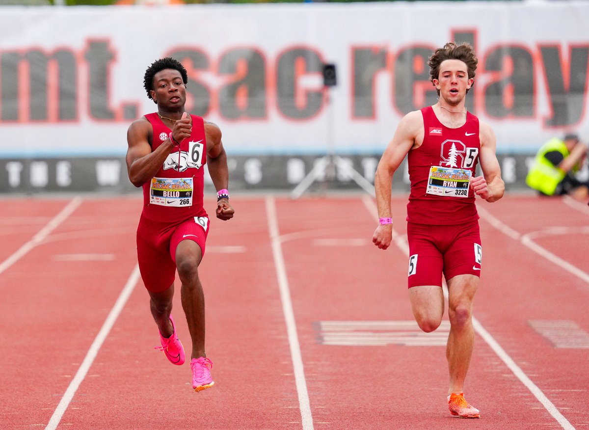 2025 Mt. SAC Relays | Collegiate 400m

13) 47.59 Zyaire Nuriddin | 6th H7
15) 47.69 Jonah Vigil | 4th H6
25) 48.24 Kevin Bello | 4th H5