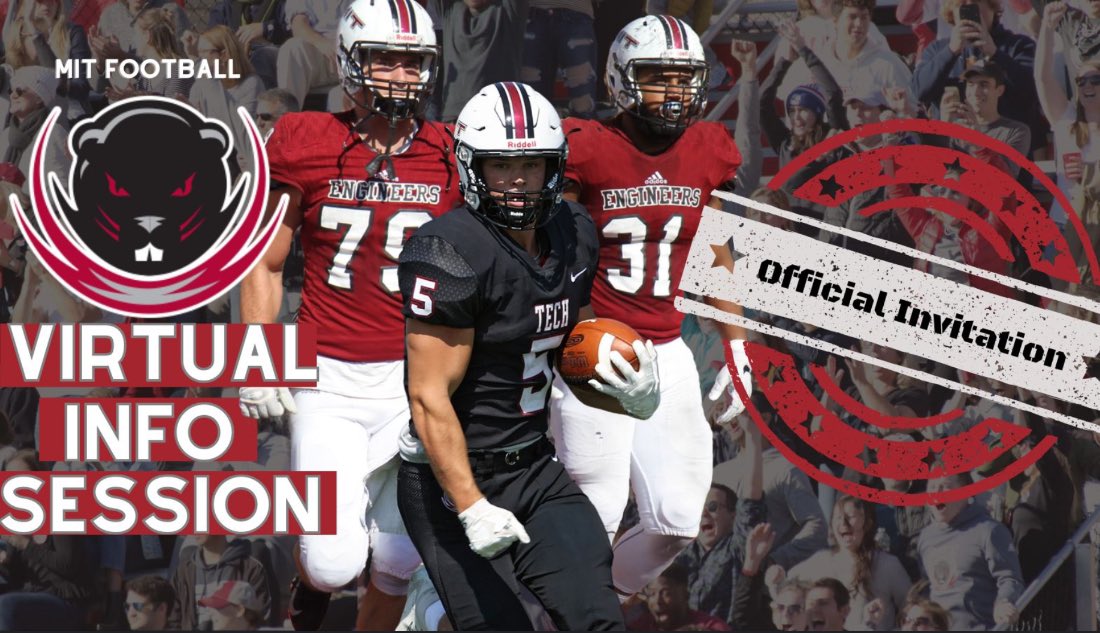 Thank you <a href="/bbubna/">Brian Bubna</a> <a href="/MITFootball/">MIT Football</a> looking forward to it !!