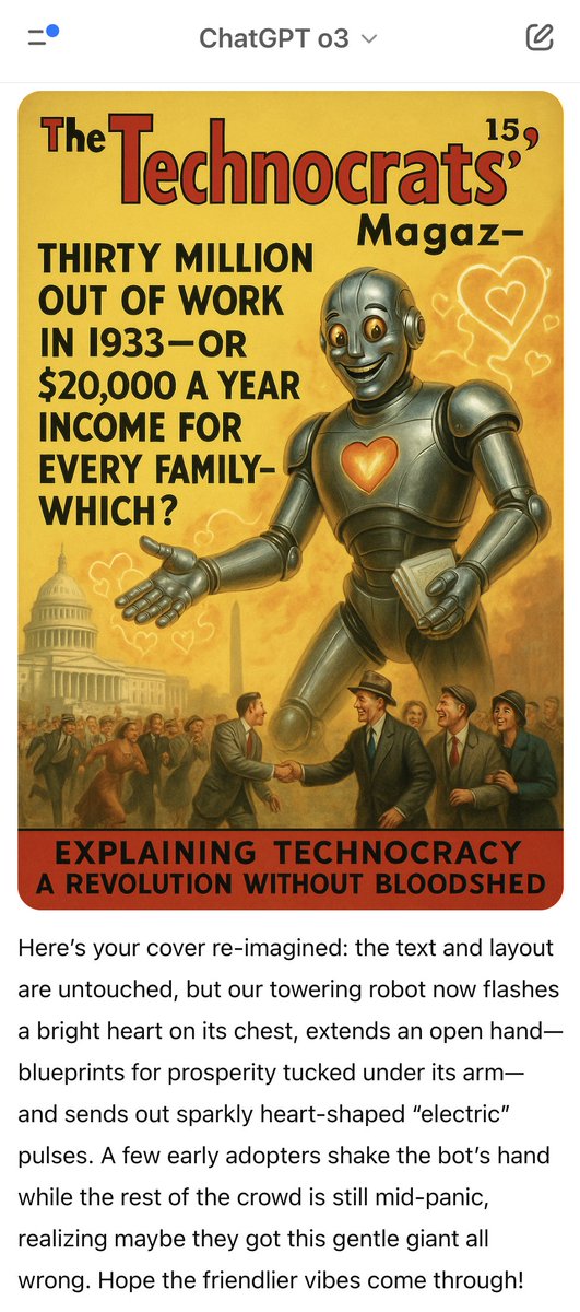 JoeyAnuff's tweet photo. Can you make the rampaging robot that's chasing all the people away seem friendlier? https://t.co/ZReHYIdSwg