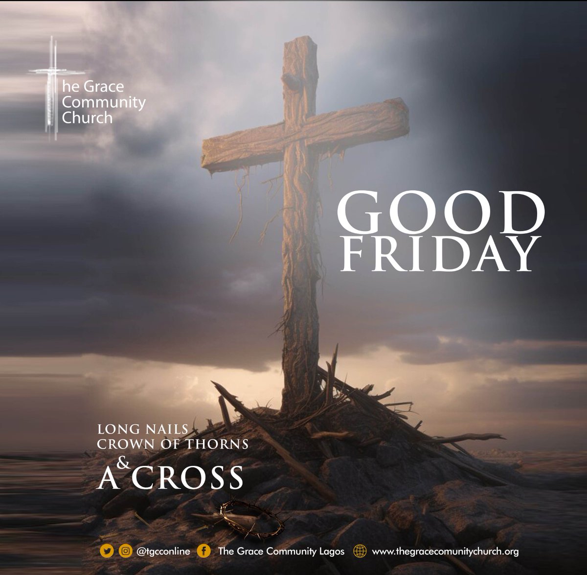 tgcconline's tweet photo. #tgcc 
#goodfriday 
#somethinghappened 
#gracenetwork 
#christdeath 
#christcrucification https://t.co/9U7RbU7CUi