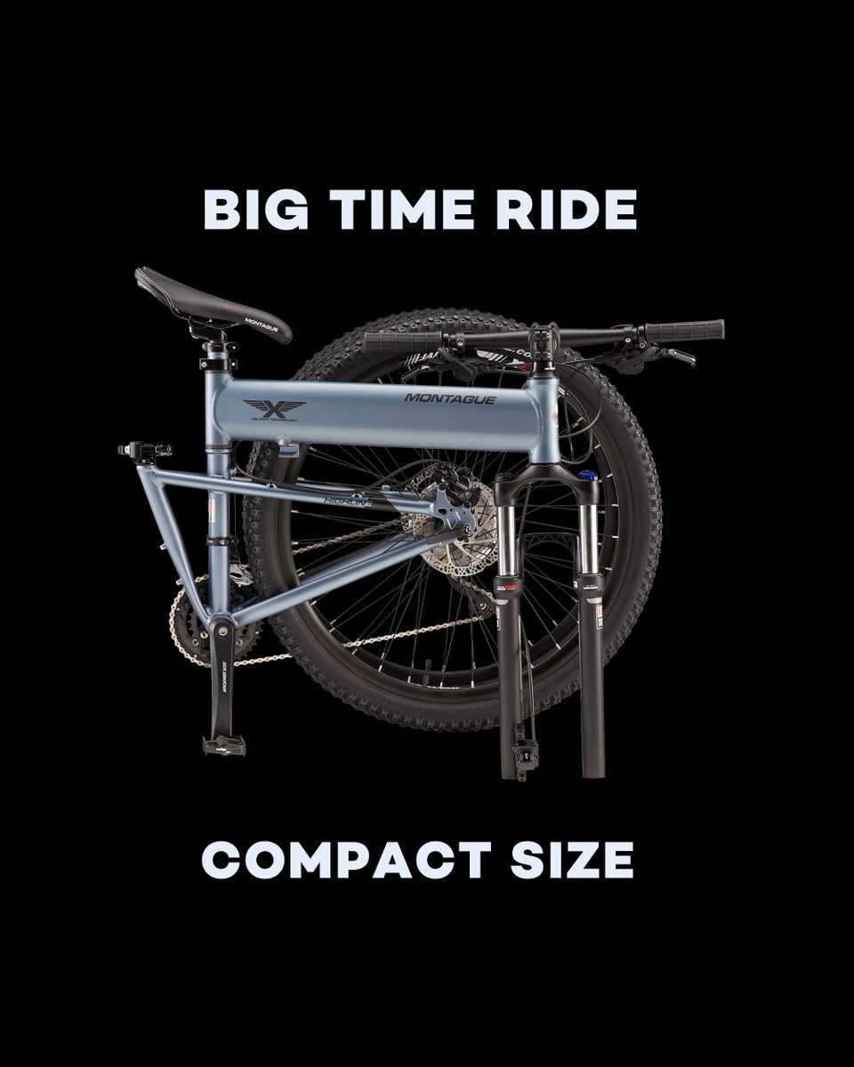 Trails ➡️ Trunk
The only mountain bikes that go wherever you go. #realbikesthatfold
See more at montaguebikes.com

#mtb #mountainbiking #foldingbike #vanlife
