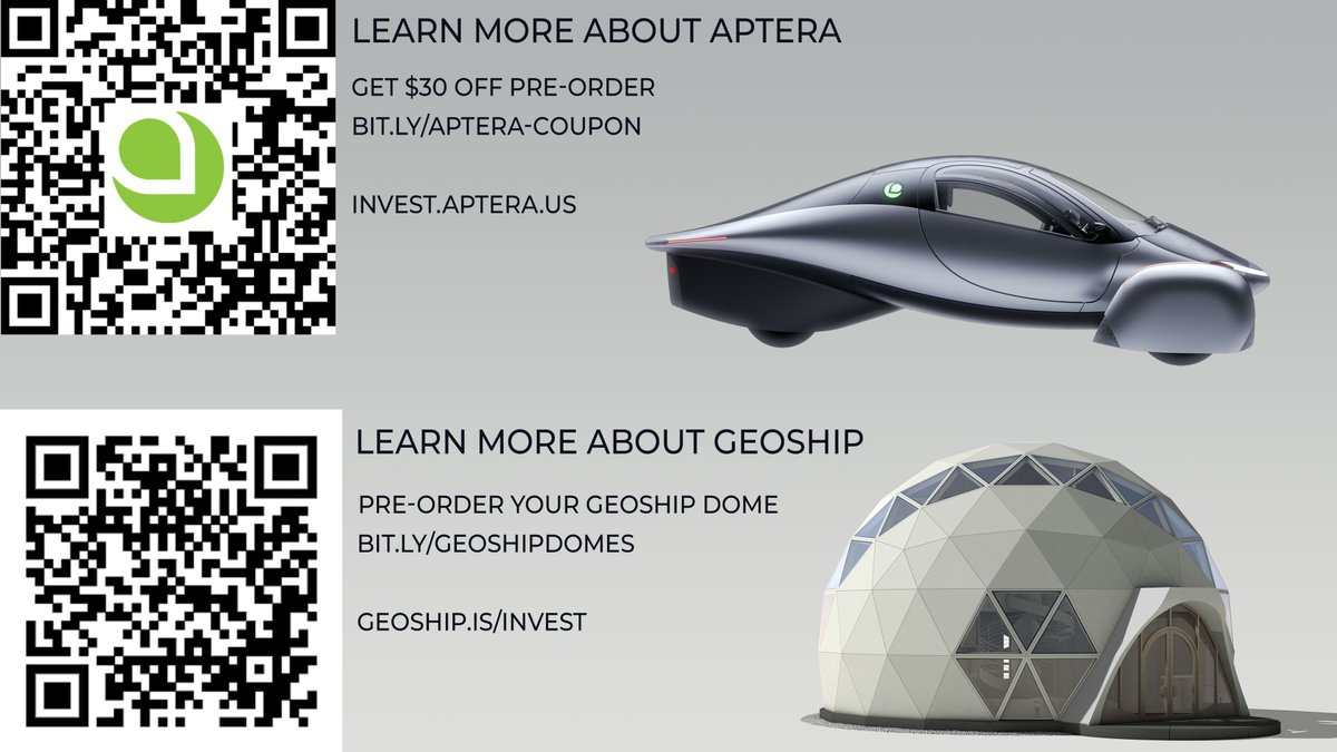 <a href="/aptera_motors/">Aptera</a> &amp; <a href="/Geoship/">Geoship Homes</a> 
My 2 favorite companies bringing the most efficient in their category.   Vehicles &amp; homes.