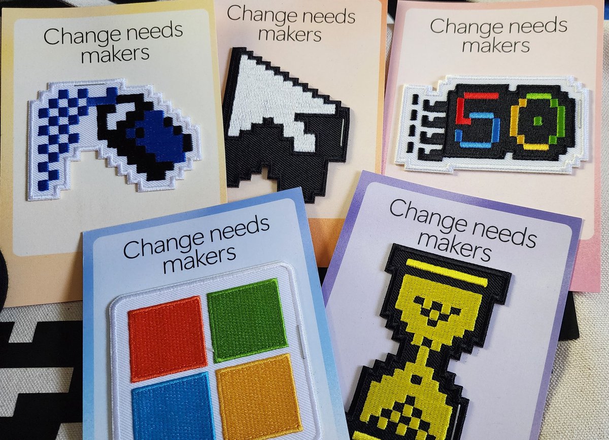 Colteastwood's tweet image. Thank you so much Microsoft for the #gift celebrating 50 years of Windows, Gaming &amp;amp; more! Love the pins, hoodie and patches!
#Microsoft50