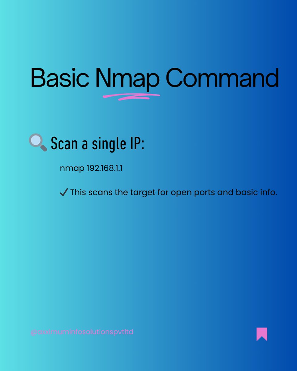 Anastasis_King's tweet image. Nmap Network Scanning for Beginners 🧿

#Nmap #CyberSecurity #NetworkScanning #EthicalHacking #InfoSec #BeginnerFriendly #HackingTools