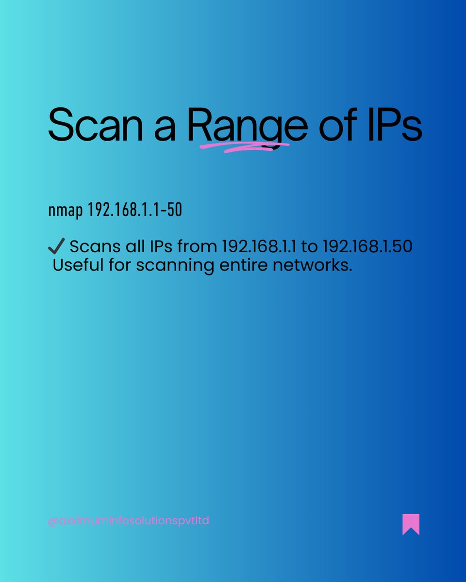 Anastasis_King's tweet image. Nmap Network Scanning for Beginners 🧿

#Nmap #CyberSecurity #NetworkScanning #EthicalHacking #InfoSec #BeginnerFriendly #HackingTools