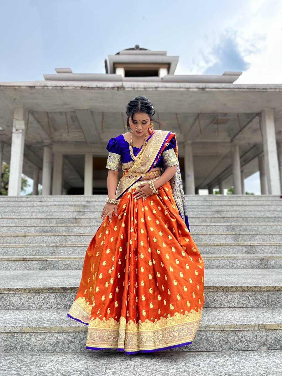 _____kshiiiii__'s tweet photo. South ka tadka 🧡✨

#southidian #picoftheday #khushi #bridal #jamshedpur https://t.co/OjHnNQvAqz