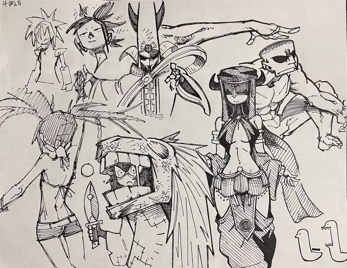 scribblin' 