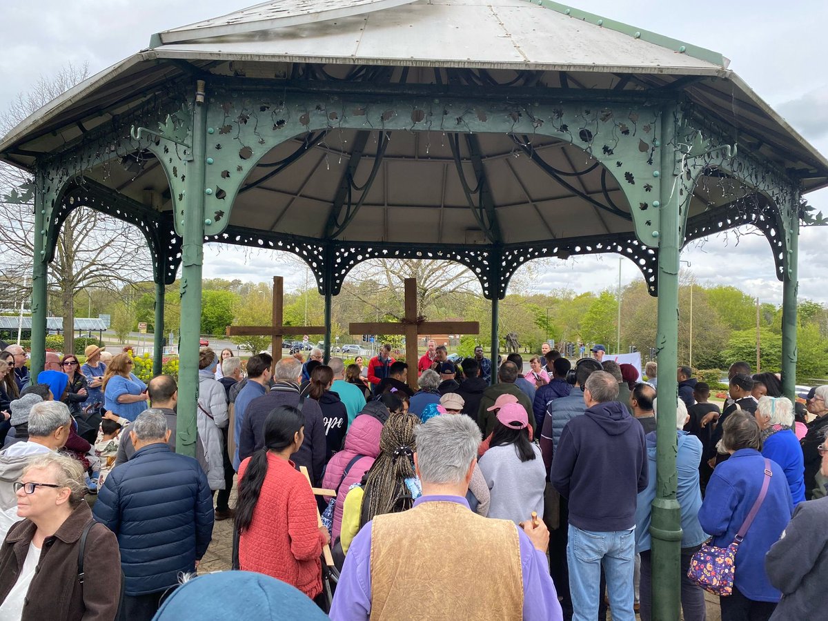 It was so uplifting to spend Good Friday with Aldershot Churches Together on a Walk of Witness through our town centre.

Neighbours from all corners of our community coming together. 

Wishing everyone a restful and peaceful Easter.