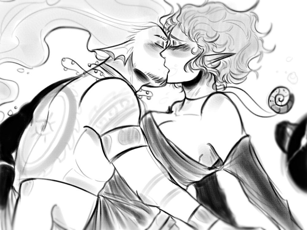 ScoutsWorld400's tweet photo. Kissing in the deep blue sea. No need to hold your breath (this is not rizz I'm just trying to be funny IM SORRY-)🦆✨ Koúkla goes to- @Dull_Doll_00
❤️🩹🦆😭/silly✨🥀✨🦆🔱 #oc #doodles #Tonte #thomasau #lore #villainthomas #Vulcan #koukla #fanart https://t.co/32TsK90zgK